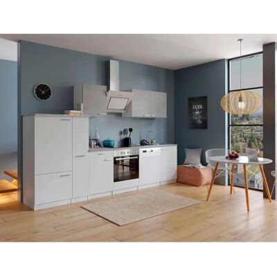 Respekta - Cucina Modulo - Weißer Zement - 310 cm - Küchenmodul Respekta - Cucina Modulo - Weißer Zement - 310 cm - Küchenmodul