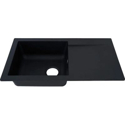 Respekta Denver Küchenspüle - Reversibel, Schwarz - 78x43,5cm Respekta Denver Küchenspüle - Reversibel, Schwarz - 78x43,5cm