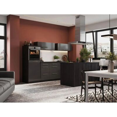 Respekta - Cucina ad Isola Rovere Grigio Amanda 280 cm - Kitchen Respekta - Cucina ad Isola Rovere Grigio Amanda 280 cm - Kitchen