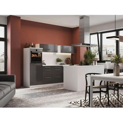 Respekta - Amanda 280 - White - Gray - Kitchen set Respekta - Amanda 280 - White - Gray - Kitchen set