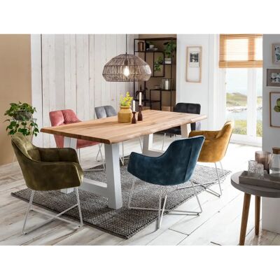 Home Affair Tristan Beigerner Natur Rechteckiger Esstisch - Esstisch Home Affair Tristan Beigerner Natur Rechteckiger Esstisch - Esstisch