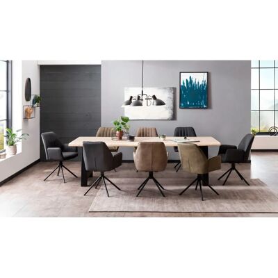 HOME AFFAIRE Tristan - Rechteckiger Esstisch aus Eiche HOME AFFAIRE Tristan - Rechteckiger Esstisch aus Eiche