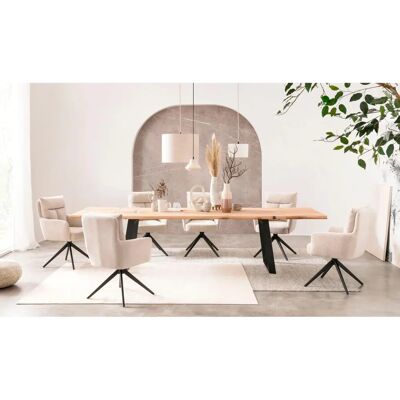 HOME AFFAIRE Hudson Rechteckiger Ausziehbarer Esstisch HOME AFFAIRE Hudson Rechteckiger Ausziehbarer Esstisch