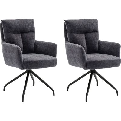 HOME AFFAIRE Monaco - Polierte Polsterstuhl - Modernes Design HOME AFFAIRE Monaco - Polierte Polsterstuhl - Modernes Design