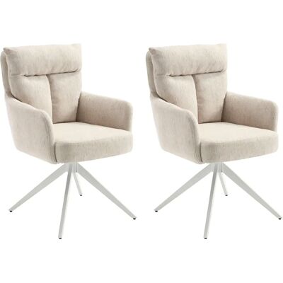 HOME AFFAIRE Monaco Beige Drehbarer Esszimmerstuhl - Esszimmerstuhl HOME AFFAIRE Monaco Beige Drehbarer Esszimmerstuhl - Esszimmerstuhl