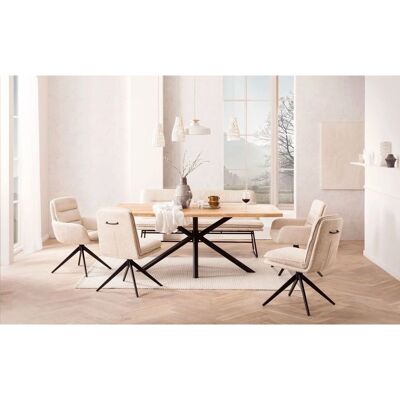 HOME AFFAIRE Beiger Esstisch - Esstisch HOME AFFAIRE Beiger Esstisch - Esstisch