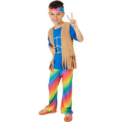 Déguisement hippie rétro Boy Peacemaker de Tectake - Bunt - Publicité Déguisement hippie rétro Boy Peacemaker de Tectake - Bunt - Publicité