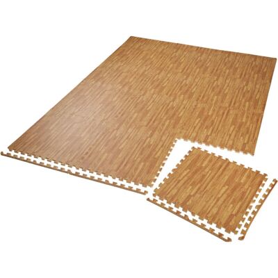 Tectake Tapis de Gym - Ensemble de 12 - Décor Bois - Publicité Tectake Tapis de Gym - Ensemble de 12 - Décor Bois - Publicité