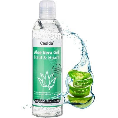 Casida Aloe Vera Gel 99% Rein für Haut & Haare - 200ml Casida Aloe Vera Gel 99% Rein für Haut & Haare - 200ml