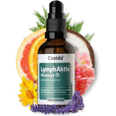 Casida GmbH Lymphaktiv Massageöl - Unterstützt lymphatische Zirkulation Casida GmbH Lymphaktiv Massageöl - Unterstützt lymphatische Zirkulation