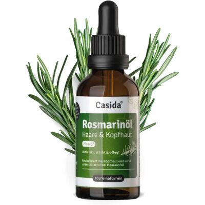Casida Rosmarin Haaröl & Serum - Unterstützt Haarwachstum & Beruhigt Kopfhaut - 50ml Casida Rosmarin Haaröl & Serum - Unterstützt Haarwachstum & Beruhigt Kopfhaut - 50ml