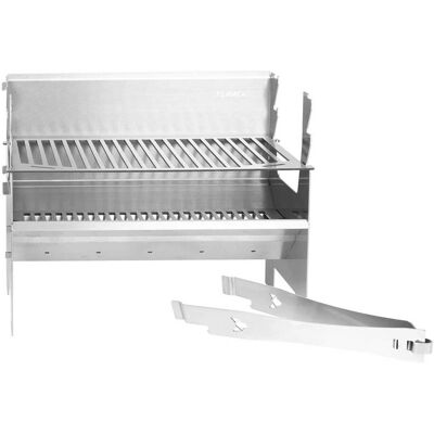 FENNEK 2.0 Grill d'Extérieur - 100% Acier Inoxydable - Détachable - 37,6x24,3cm - Publicité FENNEK 2.0 Grill d'Extérieur - 100% Acier Inoxydable - Détachable - 37,6x24,3cm - Publicité