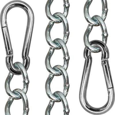 KLIFFHÄNGER - Catena di Sospensione com Due moschettoni - 99 cm - Hanging chair chain KLIFFHÄNGER - Catena di Sospensione com Due moschettoni - 99 cm - Hanging chair chain