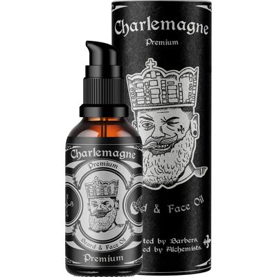 Olio per Barba in Pelle Charlemagne - Premium, Vegano, 30ml Olio per Barba in Pelle Charlemagne - Premium, Vegano, 30ml
