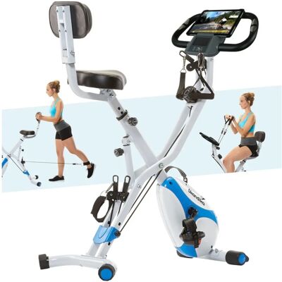 Vélo d'appartement pliable Skandika X-3000 - Équipement de fitness - Publicité Vélo d'appartement pliable Skandika X-3000 - Équipement de fitness - Publicité