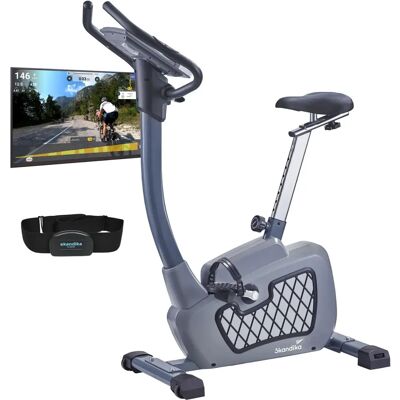 Vélo d'appartement Skandika Wiry avec support pour tablette - Publicité Vélo d'appartement Skandika Wiry avec support pour tablette - Publicité