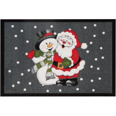 Hanse Home Święty Mikołaj i Bałwanek Dywan na drzwi - Do użytku wewnętrznego i zewnętrznego Hanse Home Święty Mikołaj i Bałwanek Dywan na drzwi - Do użytku wewnętrznego i zewnętrznego