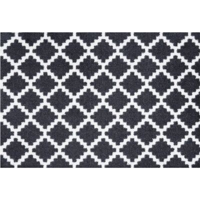 Hanse Home - 50x70cm Schwarz/Weiß Rutschfeste Fußmatte - Fußmatte Hanse Home - 50x70cm Schwarz/Weiß Rutschfeste Fußmatte - Fußmatte