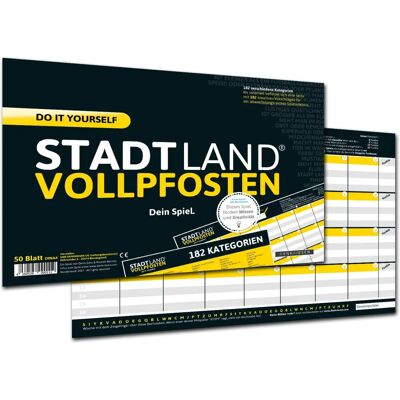 Pegasus Spiele Stadt Land Vollpfosten - Do It Yourself Spiel Pegasus Spiele Stadt Land Vollpfosten - Do It Yourself Spiel