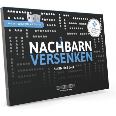 Denkriesen Nachbarn versenken - Witziges Brettspiel - 20 Min Denkriesen Nachbarn versenken - Witziges Brettspiel - 20 Min
