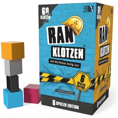 DENKRIESEN Ranklotzen - Schnelles Geschicklichkeitsspiel - 6 Spieler DENKRIESEN Ranklotzen - Schnelles Geschicklichkeitsspiel - 6 Spieler