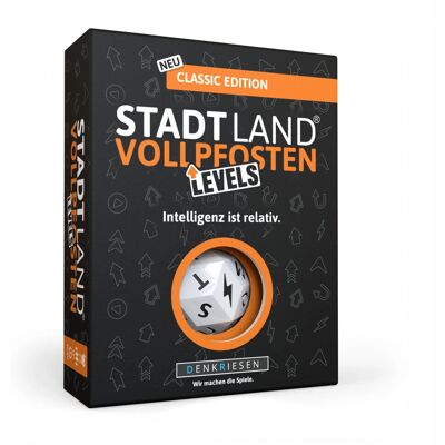 STADTLAND Levels Partyspiel - Klassische Edition - Weiß STADTLAND Levels Partyspiel - Klassische Edition - Weiß