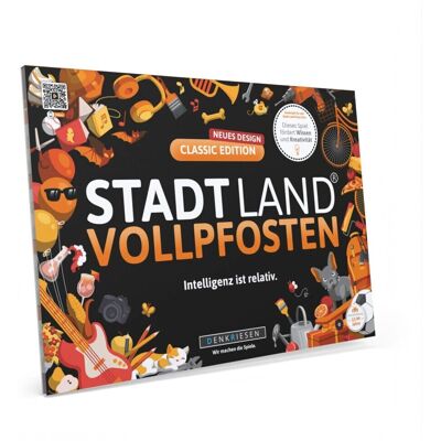 D&R Denkriesen - Stadt Land Vollpfosten - Classic Edition - Intelligenz Ist Relativ - A4 D&R Denkriesen - Stadt Land Vollpfosten - Classic Edition - Intelligenz Ist Relativ - A4