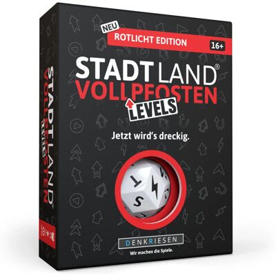 D&R DENKRIESEN Stadt Land Vollpfosten Levels - Rotlicht Edition - Jetzt Wird'S Dreckig - Party Spiel D&R DENKRIESEN Stadt Land Vollpfosten Levels - Rotlicht Edition - Jetzt Wird'S Dreckig - Party Spiel