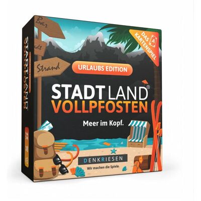 D&R DENKRIESEN GmbH Stadt Land Vollpfosten - Kartenspiel - Urlaubs Edition D&R DENKRIESEN GmbH Stadt Land Vollpfosten - Kartenspiel - Urlaubs Edition
