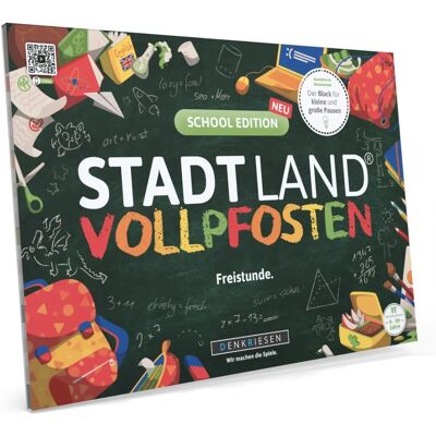 D&R DENKRIESEN GmbH Denkriesen - Stadt Land Vollpfosten - Schul Edition - Freistunde - A4 D&R DENKRIESEN GmbH Denkriesen - Stadt Land Vollpfosten - Schul Edition - Freistunde - A4