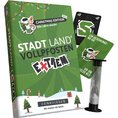 D&R DENKRIESEN GmbH Denkriesen - Stadt Land Vollpfosten - Extrem - Christmas Edition - 'Alle Jahre Wieder' - Partyspiel D&R DENKRIESEN GmbH Denkriesen - Stadt Land Vollpfosten - Extrem - Christmas Edition - 'Alle Jahre Wieder' - Partyspiel