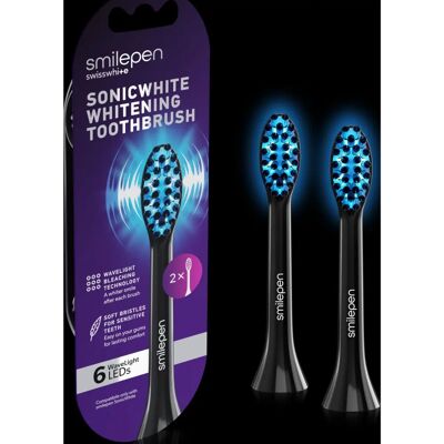 Têtes de brosse à dents Sonicblue Wavelight - Rechange - Publicité Têtes de brosse à dents Sonicblue Wavelight - Rechange - Publicité