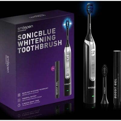 Brosse à dents électrique Smilepen SPCS BWT - Vibrante, Noir - Publicité Brosse à dents électrique Smilepen SPCS BWT - Vibrante, Noir - Publicité
