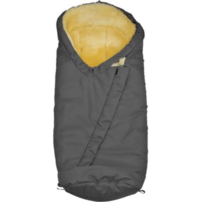 Hollert - Lammfell Fußsack - Grau - Footmuff Hollert - Lammfell Fußsack - Grau - Footmuff