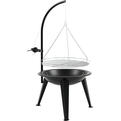 BBQ-Toro Drehbarer Holzkohlegrill - Höhenverstellbar, 50cm Grill BBQ-Toro Drehbarer Holzkohlegrill - Höhenverstellbar, 50cm Grill