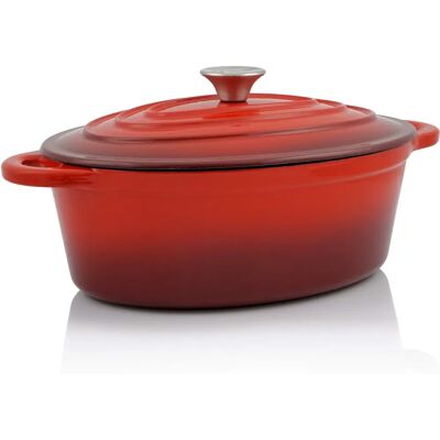 BBQ-Toro - Gusseisen Cocotte 4,3 Liter - rojo - Dutch oven BBQ-Toro - Gusseisen Cocotte 4,3 Liter - rojo - Dutch oven