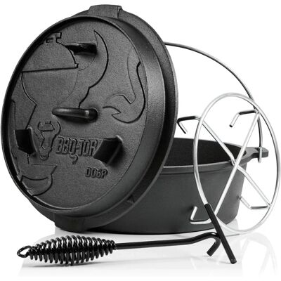 BBQ-Toro - Dutch Oven 7.3L - 7.3L - Ghisa - Dutch Oven BBQ-Toro - Dutch Oven 7.3L - 7.3L - Ghisa - Dutch Oven
