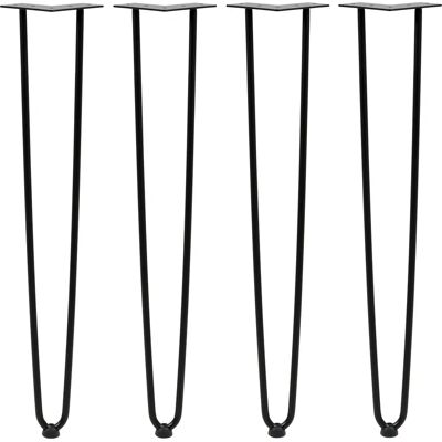 Zelsius Gambe in Acciaio 71cm Nere - Gambe di Tavolo Zelsius Gambe in Acciaio 71cm Nere - Gambe di Tavolo