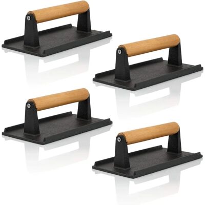 BBQ-Toro Pesi in ferro battuto - Set da 4 - 1kg BBQ-Toro Pesi in ferro battuto - Set da 4 - 1kg