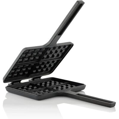 BBQ-TORO - Piastra per Waffle in Ghisa a Doppia Forma - Nera BBQ-TORO - Piastra per Waffle in Ghisa a Doppia Forma - Nera