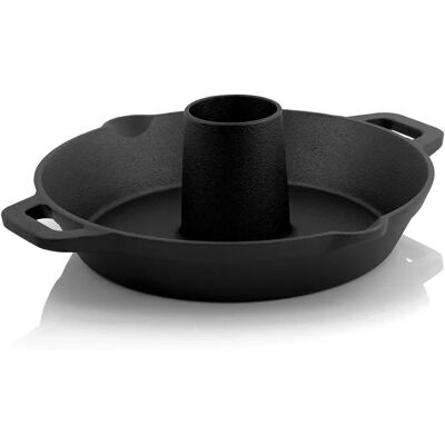 BBQ-Toro - Hähnchenbräter Ø28 cm mit Aroma-Kegel und Auffangschale - Poultry Roaster BBQ-Toro - Hähnchenbräter Ø28 cm mit Aroma-Kegel und Auffangschale - Poultry Roaster