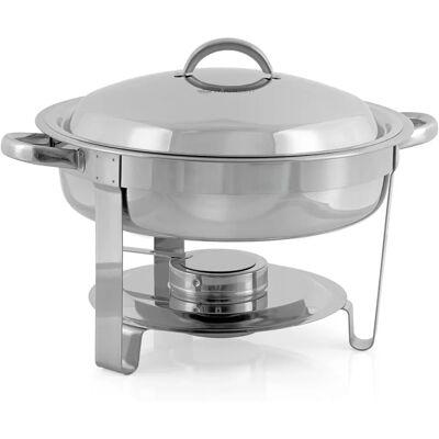 Mahlzeit Zelsius 4,5L Acciaio Inox Rondo Chafing Dish - Riscalda Cibo Mahlzeit Zelsius 4,5L Acciaio Inox Rondo Chafing Dish - Riscalda Cibo