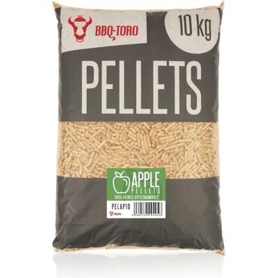 BBQ-Toro 10 kg Pellet di Mela - Naturale, Bassa Cenere, Lunga Durata BBQ-Toro 10 kg Pellet di Mela - Naturale, Bassa Cenere, Lunga Durata