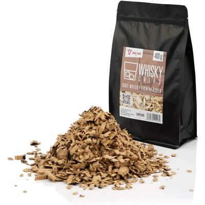 Chips per Affumicatura Whisky BBQ-Toro - 400g - Barili di Quercia - Aroma Forte Chips per Affumicatura Whisky BBQ-Toro - 400g - Barili di Quercia - Aroma Forte