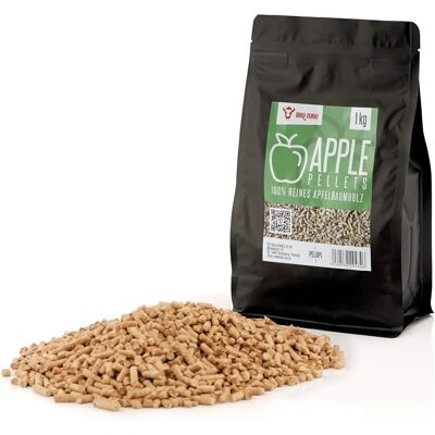 Pellet di mele BBQ-Toro - 1kg legno di melo naturale per barbecue e affumicator Pellet di mele BBQ-Toro - 1kg legno di melo naturale per barbecue e affumicator