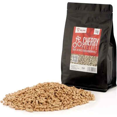 BBQ-TORO Pellet di ciliegio 1kg - Sapore naturale di legno di ciliegio BBQ-TORO Pellet di ciliegio 1kg - Sapore naturale di legno di ciliegio