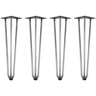 Zelsius 45cm Stahl Tischbeine Set - Modern & Zeitlos Zelsius 45cm Stahl Tischbeine Set - Modern & Zeitlos