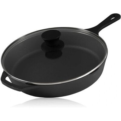 BBQ-Toro Gusseisen Grillpfanne Ø26 cm - Padella per griglia BBQ-Toro Gusseisen Grillpfanne Ø26 cm - Padella per griglia