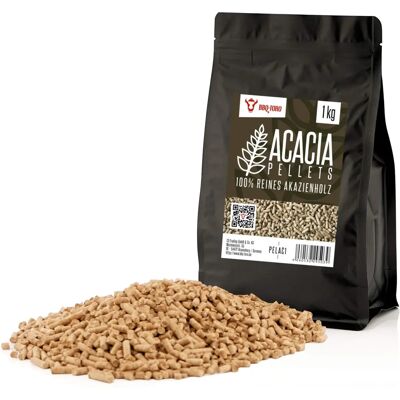 BBQ-TORO 1 kg Pellet di Acacia - Gusto Naturale BBQ-TORO 1 kg Pellet di Acacia - Gusto Naturale