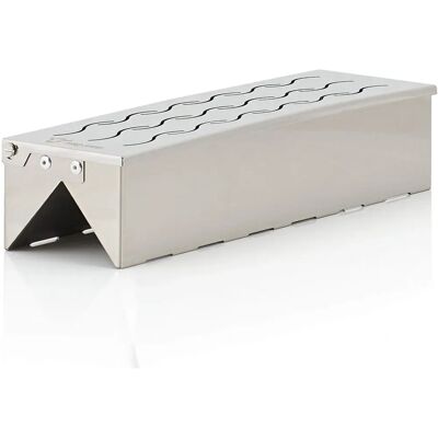 BBQ-Toro Scatola per Affumicatura in Acciaio Inox - Triangolo 31x8.5x6.5cm per Grill a Gas e Carbone BBQ-Toro Scatola per Affumicatura in Acciaio Inox - Triangolo 31x8.5x6.5cm per Grill a Gas e Carbone